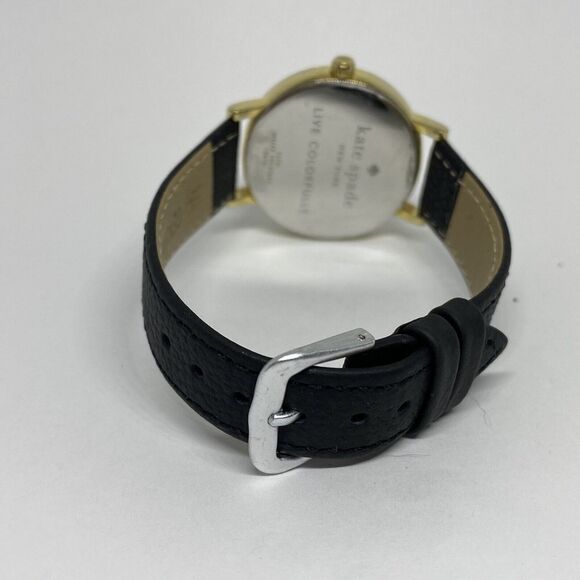 Kate Spade New York Metro 0073 Women\'s Black Leather Analog Dial Watch EY419